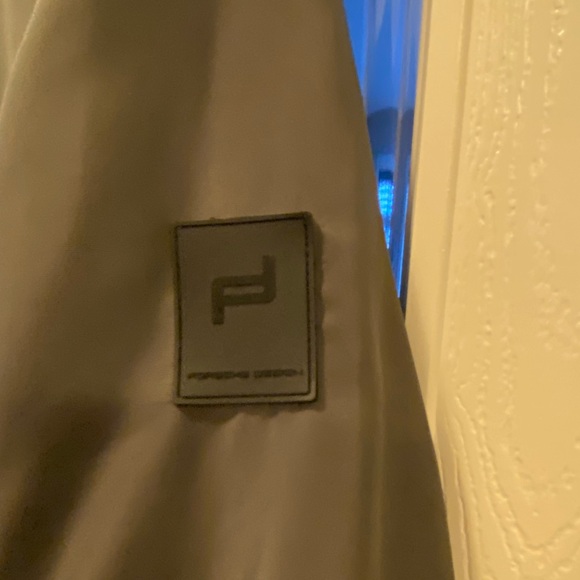 Moss green Porsche Design men’s bomber jacket EU size 56 - Picture 2 of 7